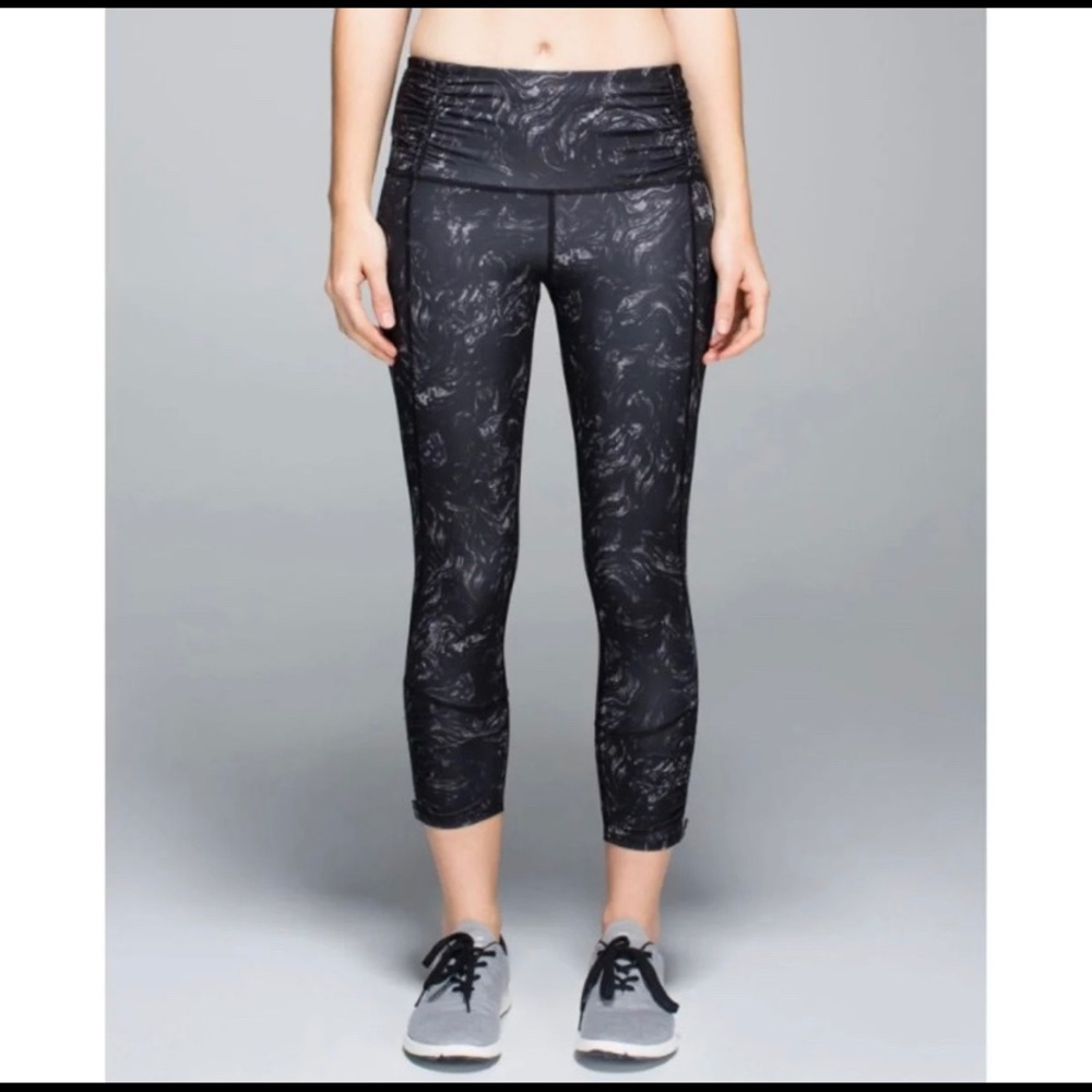 Lululemon runday arsenal ambient gray leggings